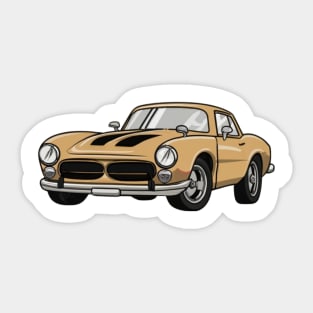 Classic Car Connoisseur yellow Sticker